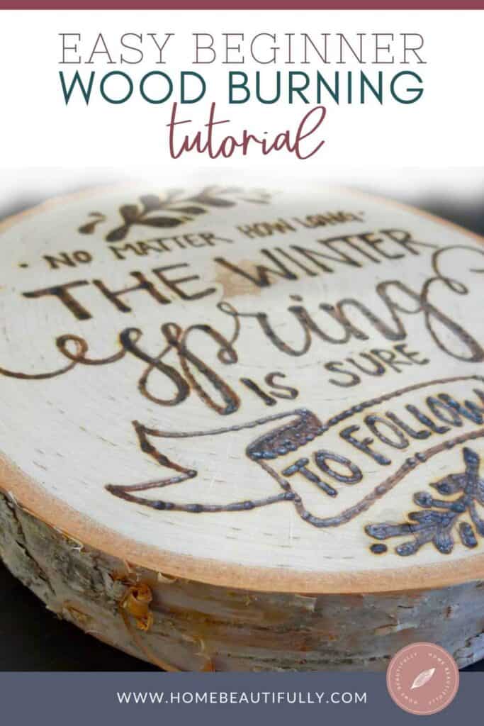 DIY Rustic Wood Sign Beginners Wood Burning Tutorial