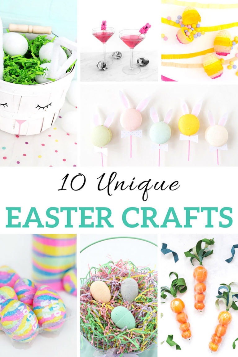 73 How-To Tutorials for 10 Wonderful + Affordable Easter DIY Crafts