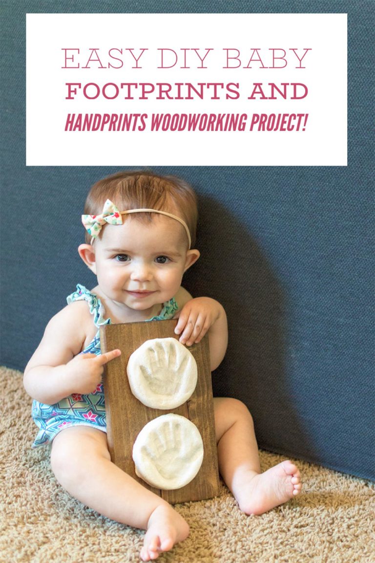 Easy DIY Baby Footprints and Handprints Woodworking Project!