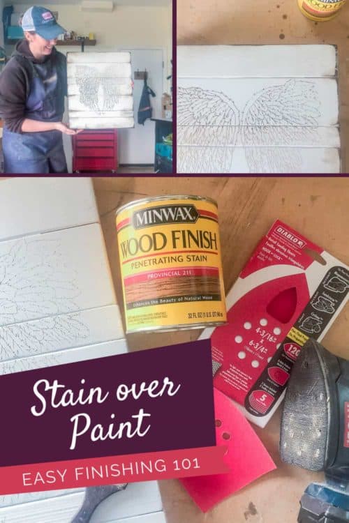 How to Use Stain Over Paint or Painted Wood [Updated for 2023]