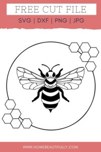 free bee SVG file