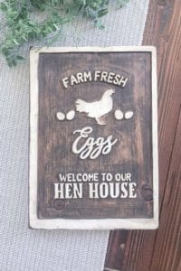 How to Carve a DIY Chicken Coop Sign