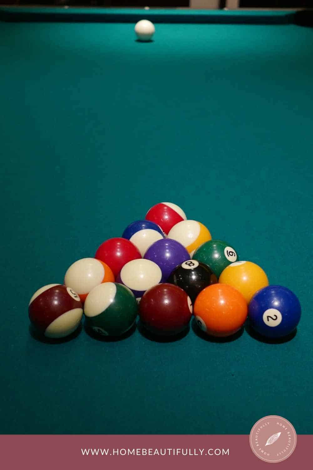 best color pool table felt