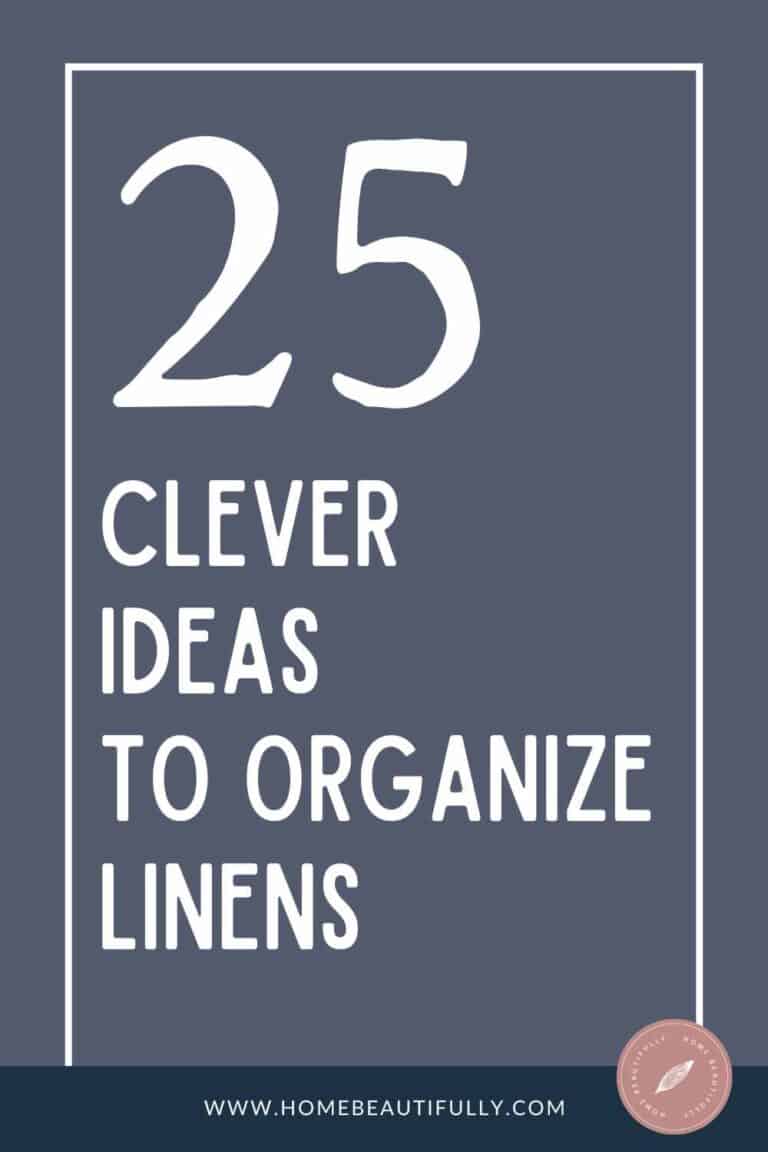 25 Clever Ideas How to Organize Linens Without a Linen Closet