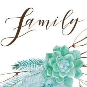 Family Art Print Free Rustic Printables for Farmhouse Home Decor