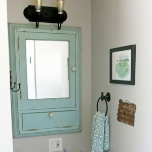 Add a Vintage Medicine Cabinet DIY Blog